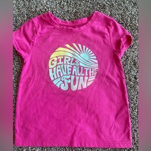 New! Garanimals Pink Tee with Fun Graphic